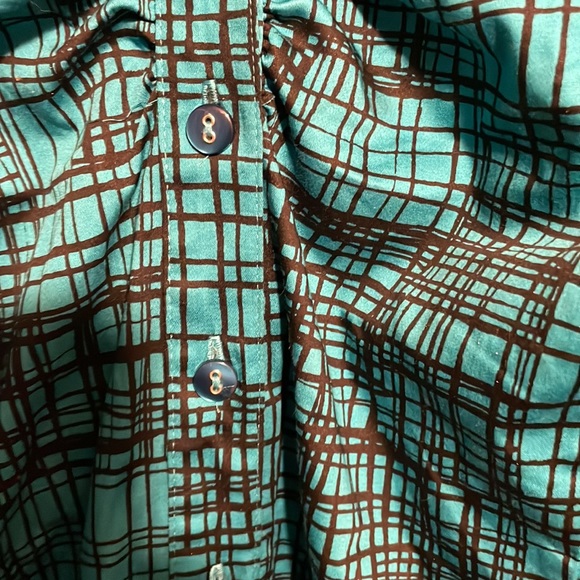 APT. 9 Button Up Shirt Top Blouse Women's Multicolor short Sleeve size 3X - Picture 4 of 8